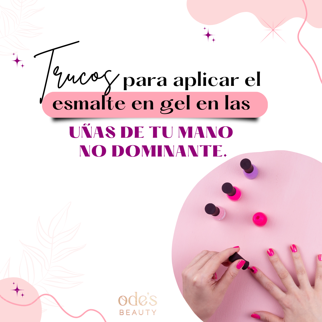 ¿Se te dificulta pintar tus uñas de tu mano no dominante?