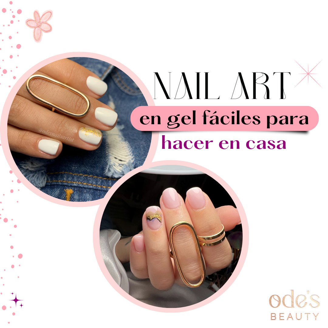 Ideas de diseños en uñas de gel fáciles para hacer en casa