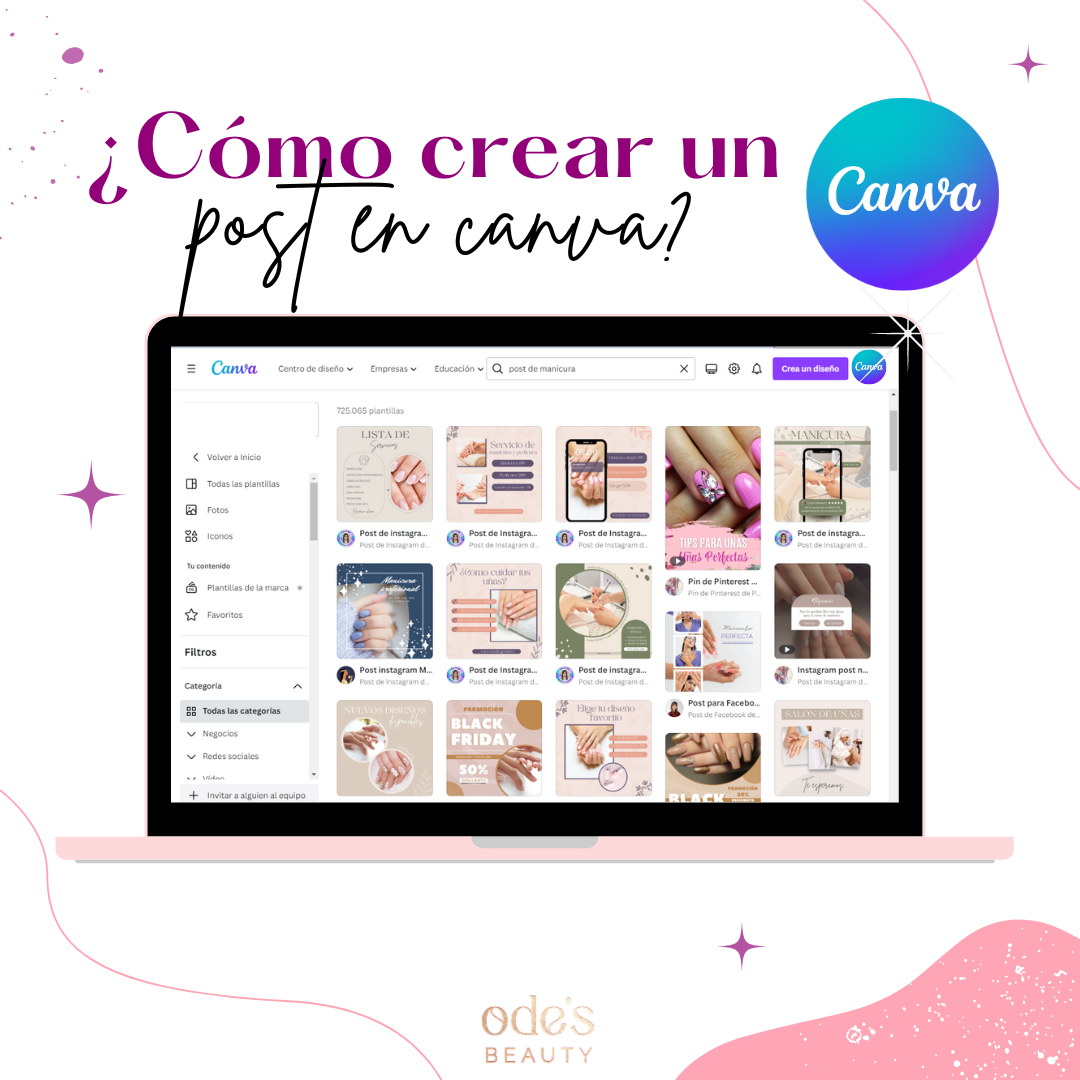 Como crear un post en canva