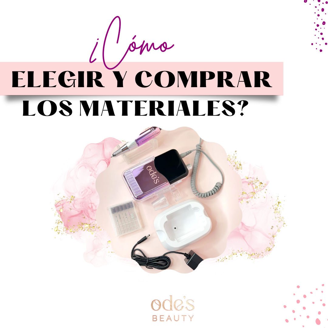 ¿Cómo elegir y comprar los materiales adecuados para tu manicura?