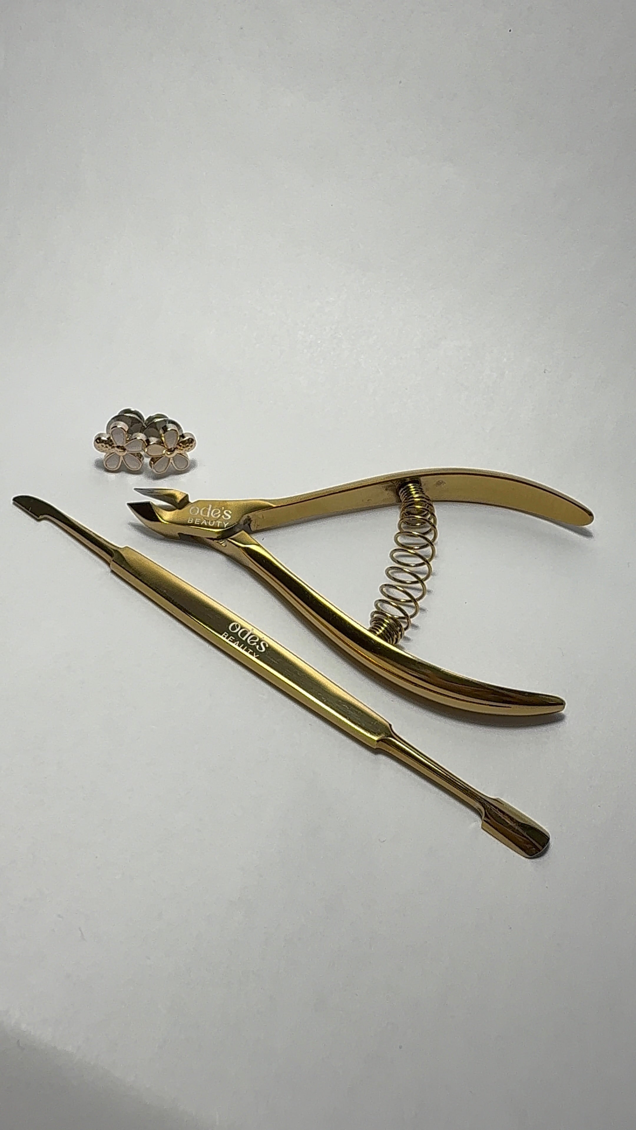 Set Nipper 5mm y Pusher Acero Inoxidable