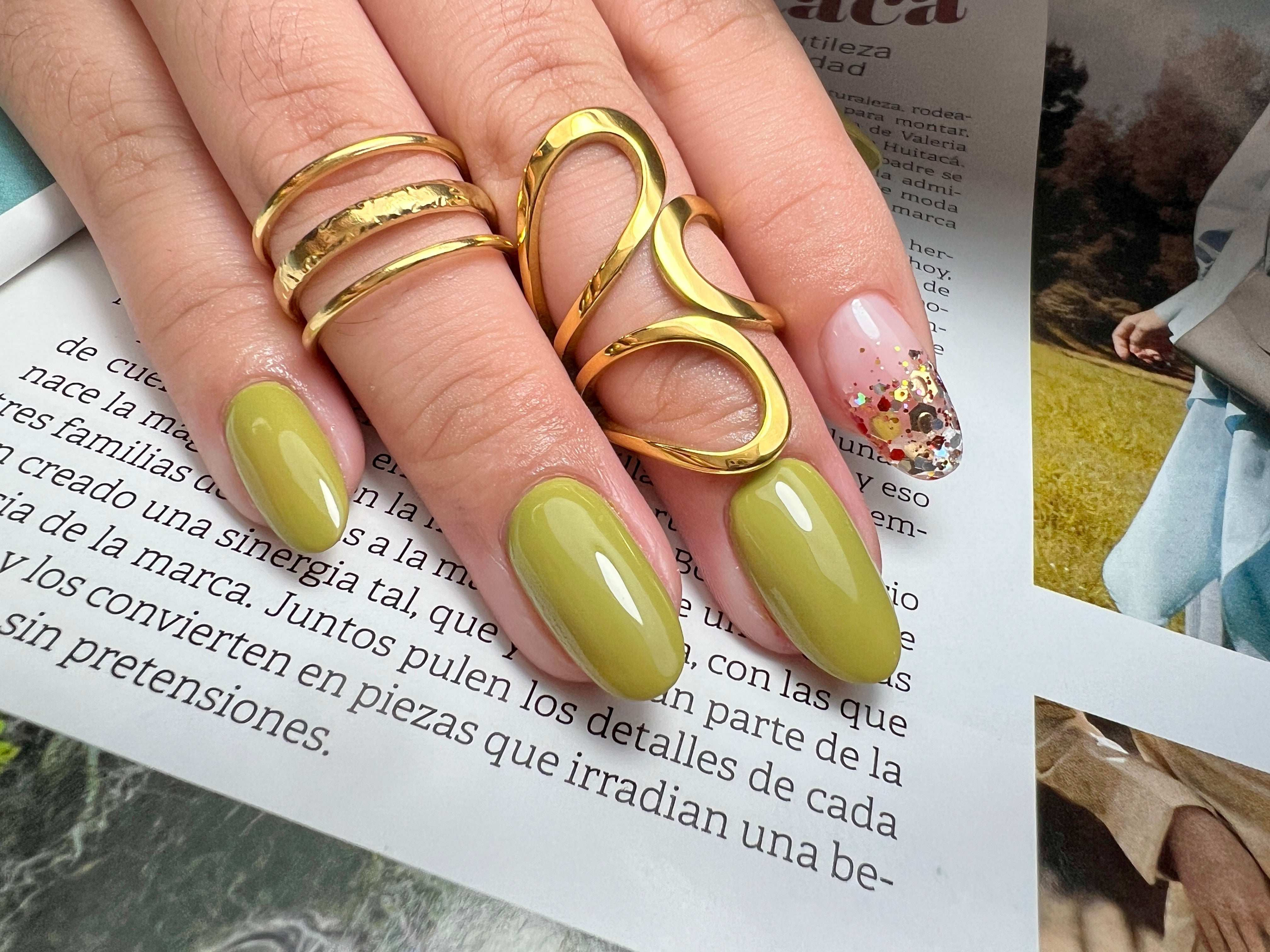 NUEVO GEL COLOR GREEN OLIVE