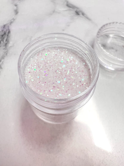 Glitter Blanco Tornasol