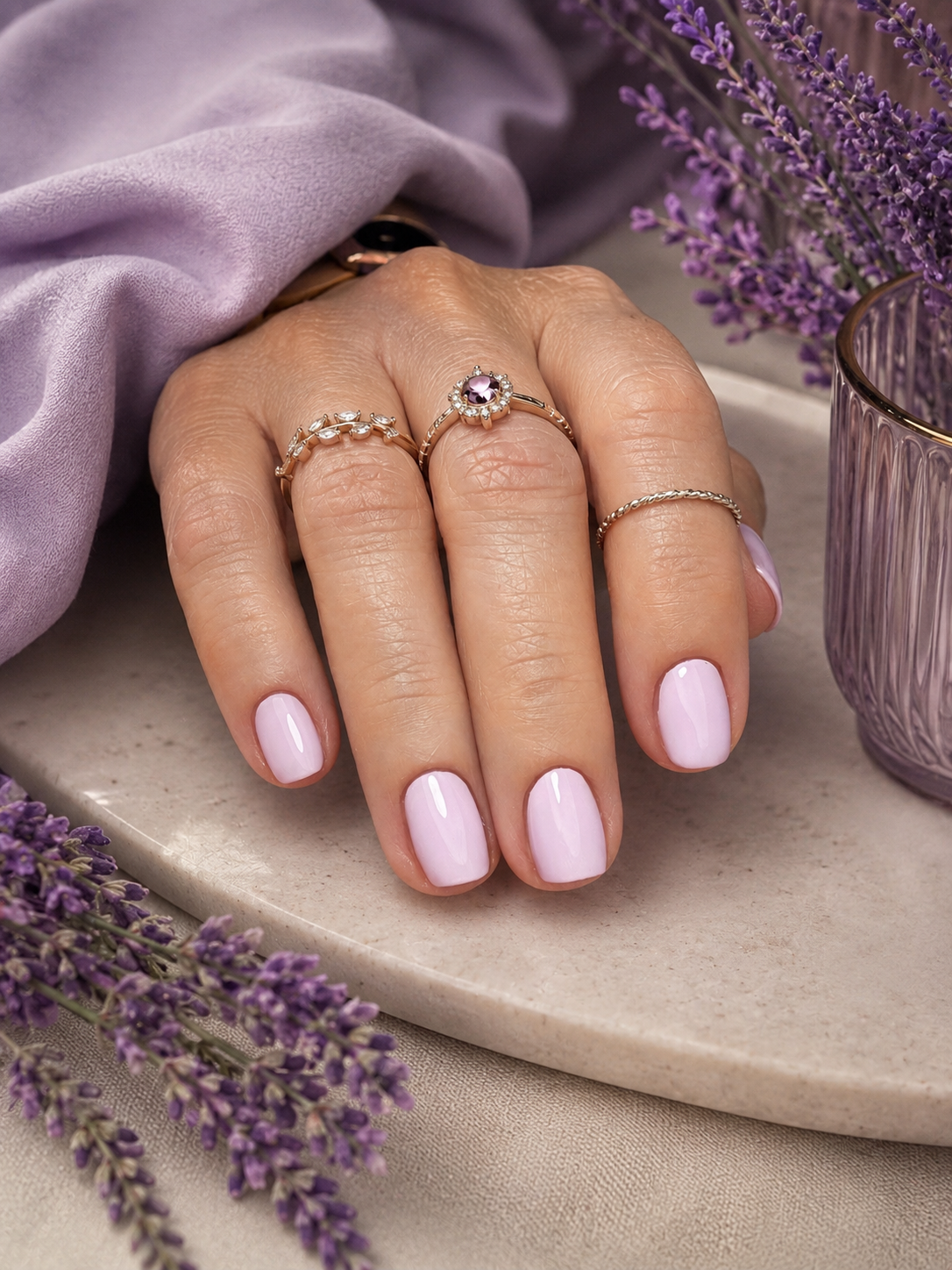 GEL COLOR LILA CLARO