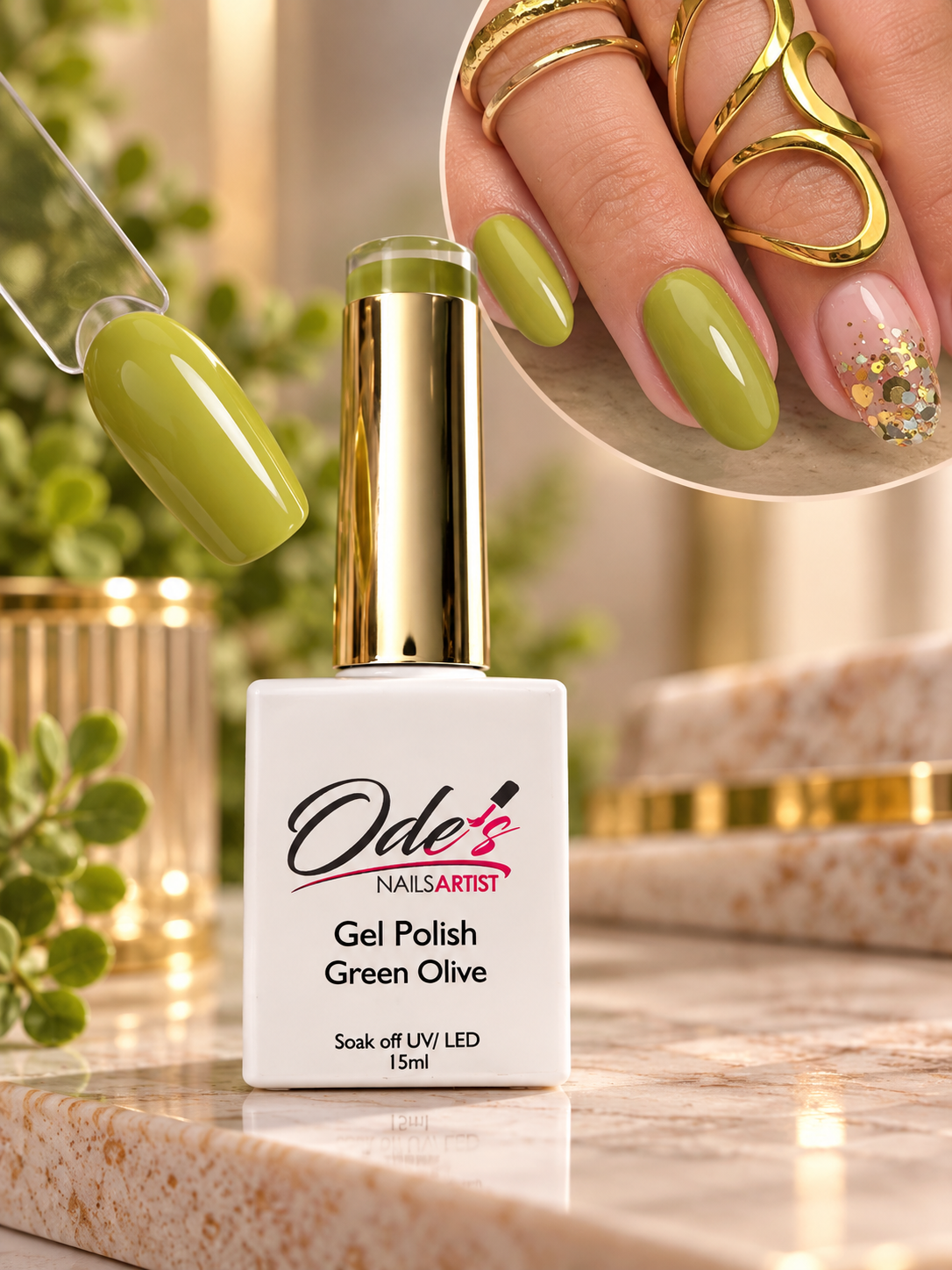 NUEVO GEL COLOR GREEN OLIVE