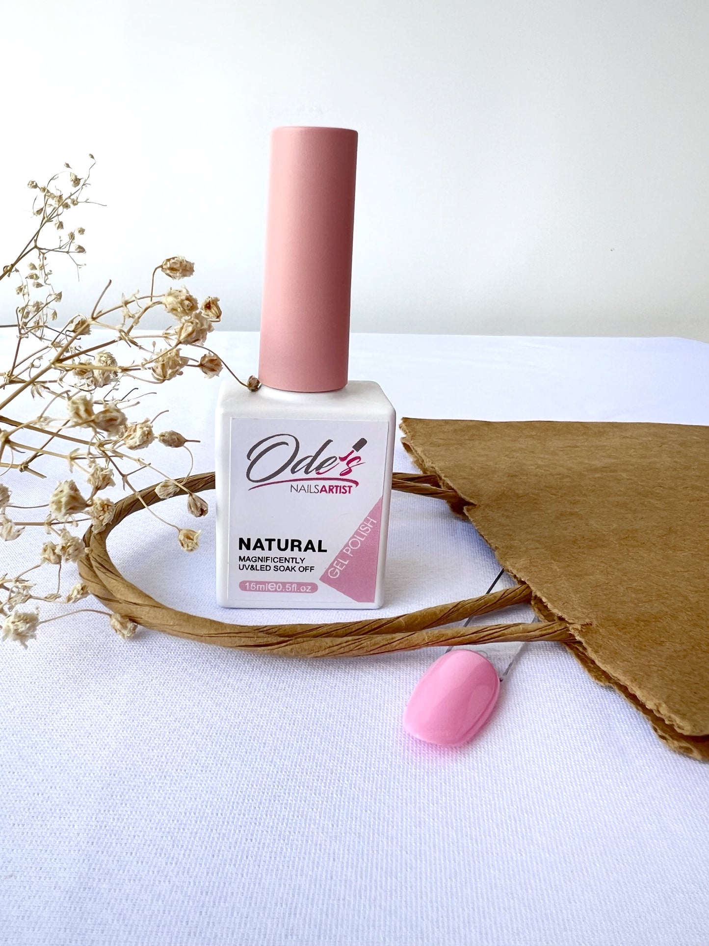 No. 8 GEL ROSA CLARO PASTEL